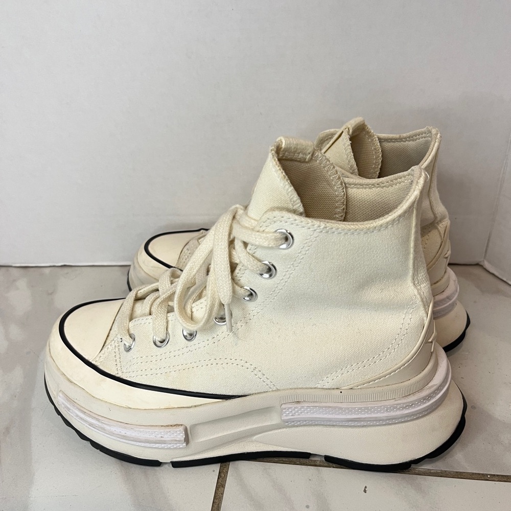 Unisex Converse Run Star Legacy CX Lace Up High Top Shoes Beige Men’s 4 WO’S 5.5 - Picture 10 of 14